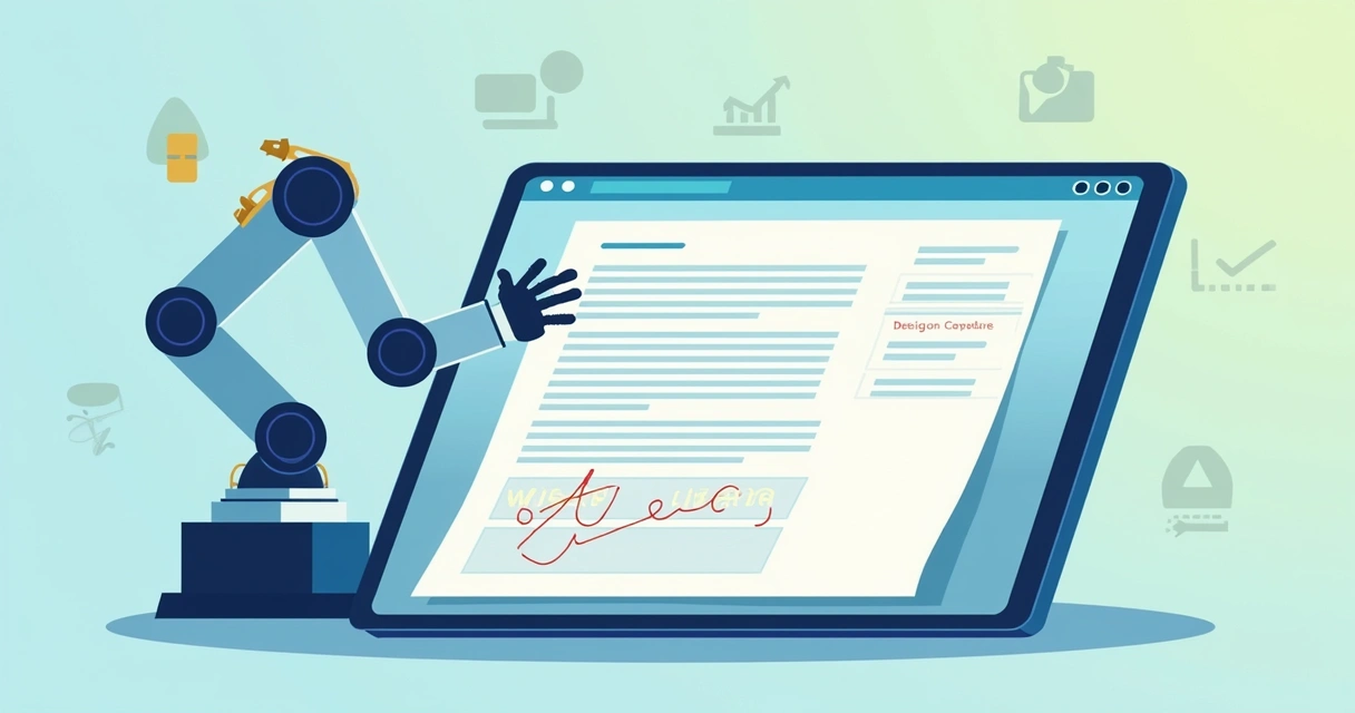 AI system highlighting risky clauses in a contract document 