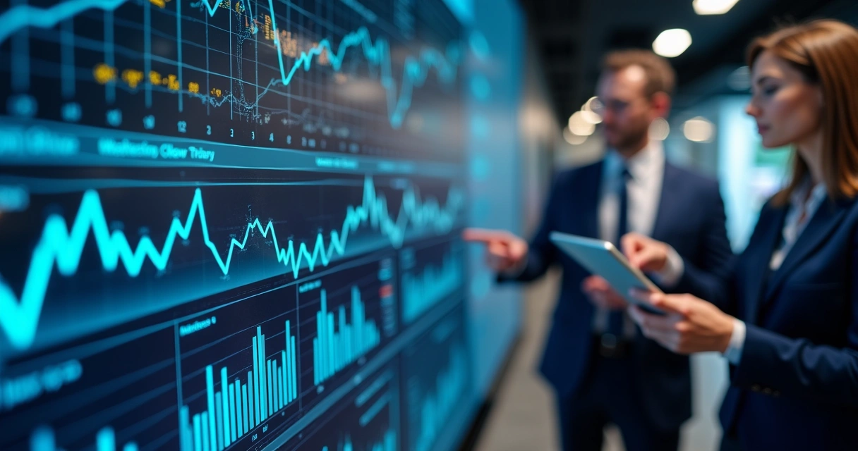 AI market prediction with analytics dashboard 