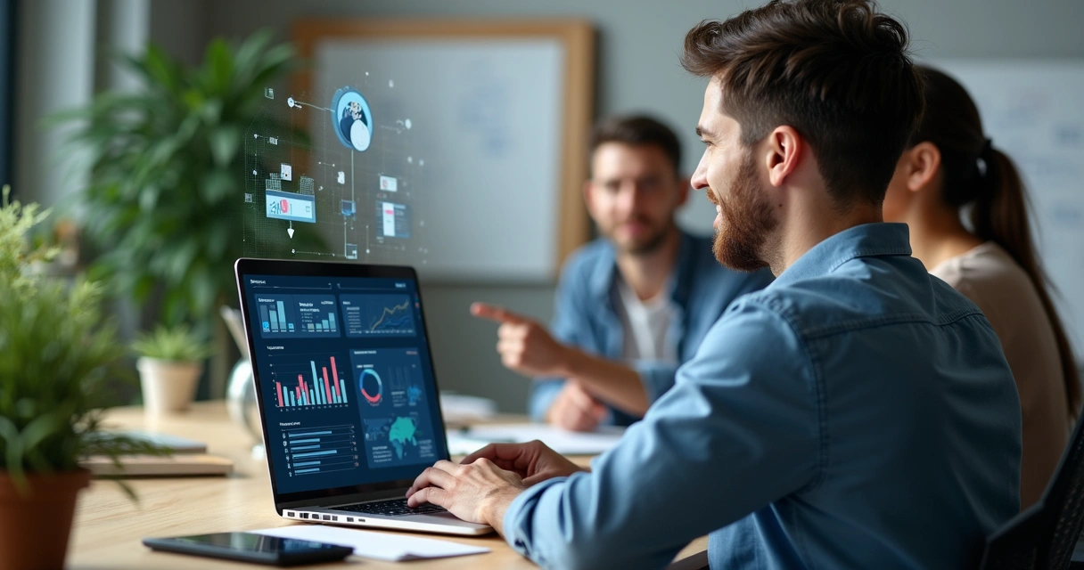 AI-driven dashboard created by non-technical user 