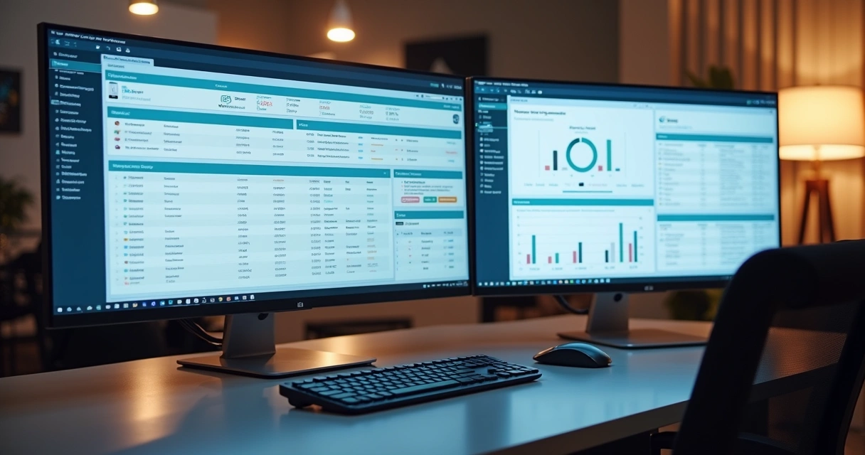 AI-assisted RevOps workflow on multiple screens