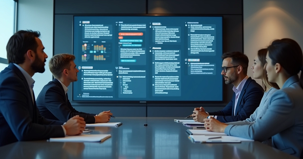 People interacting with a digital assistant showing crisis-related answers 