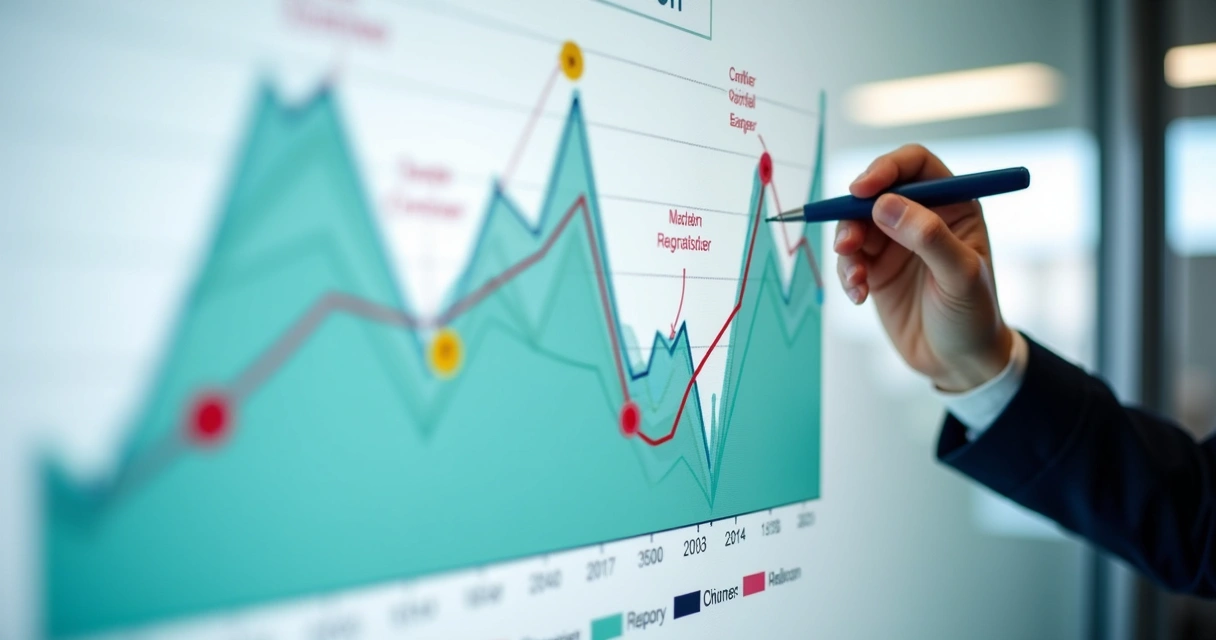 Gráfico de ajuste de campanhas ao longo do ciclo de vendas