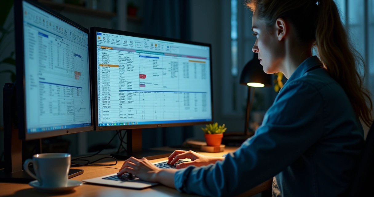 Ajuste manual de dados em planilha digital
