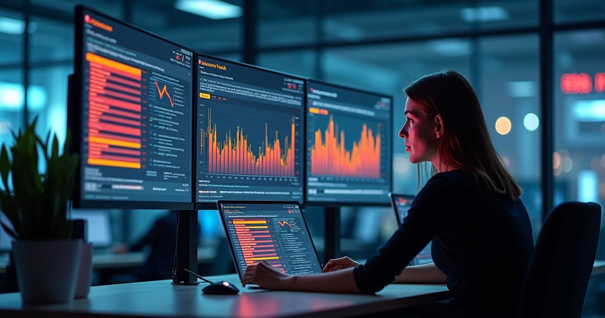 Alertas em painel digital sobre fraudes em transações