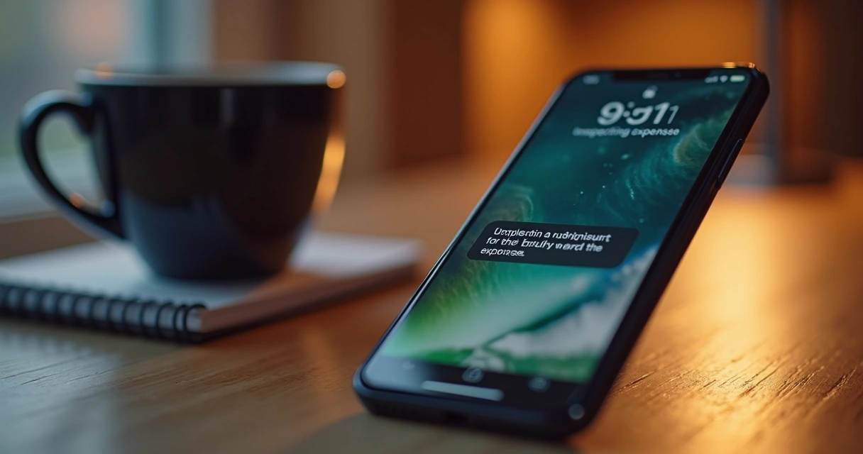 Alerta de despesa inesperada aparece em app financeiro 