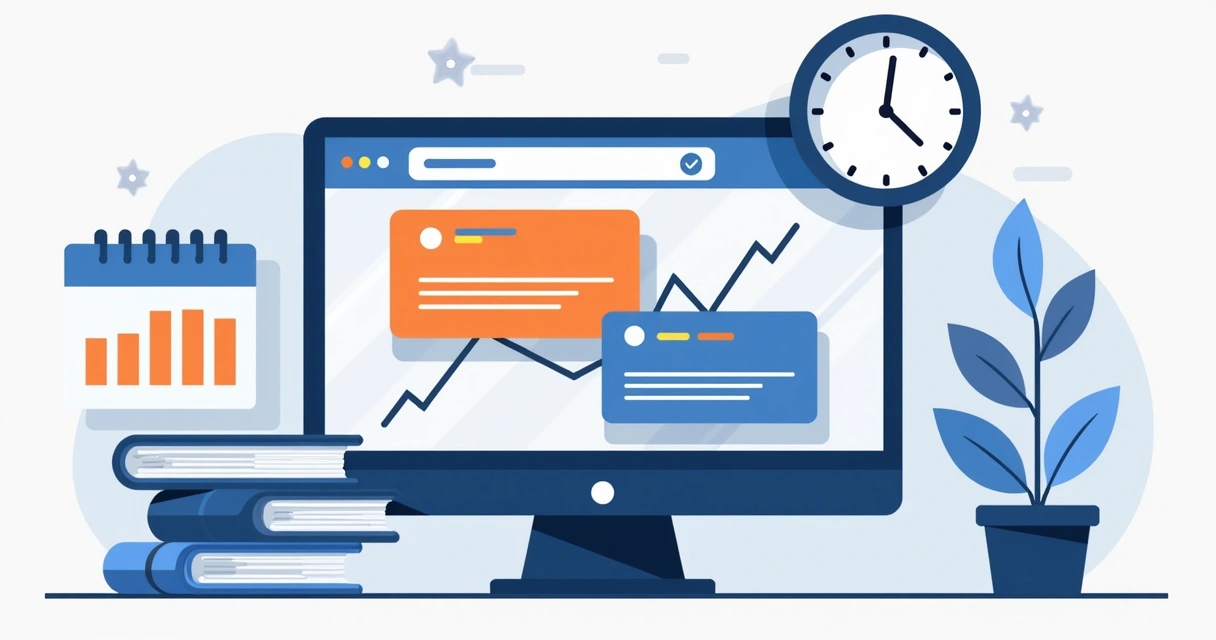 Tela de computador com alertas digitais de vencimento de contrato