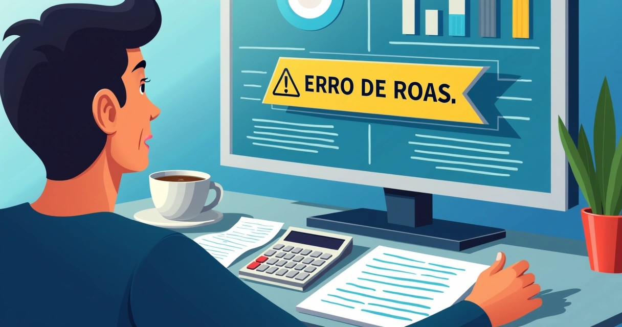Destaque visual para erro em cálculo de ROAS 