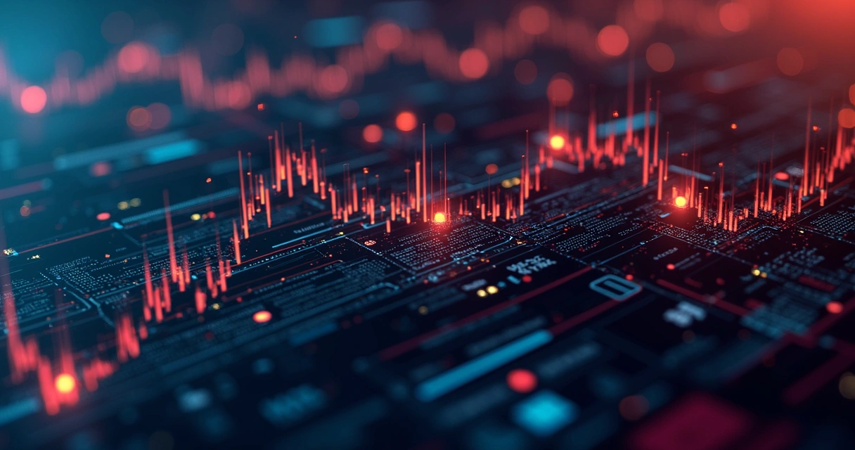 Interface de IA analisando padrões de ameaças digitais 