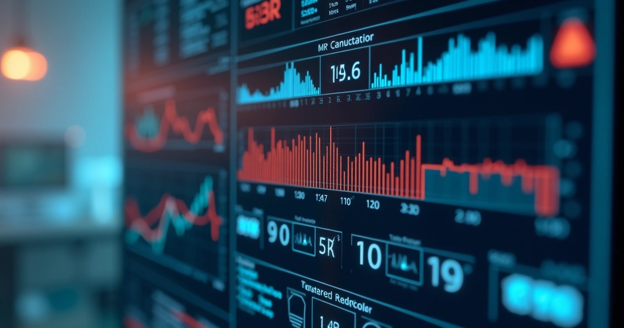 Thermal risk alert screen in medical clinic