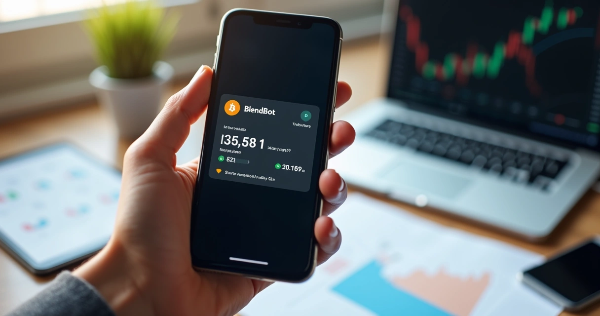 Notificação de alerta de cripto no smartphone