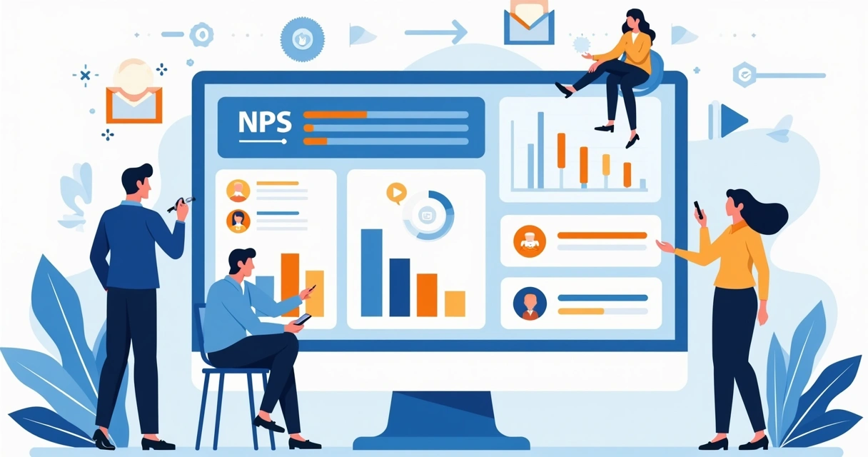 Painel de alertas automáticos no relatório NPS