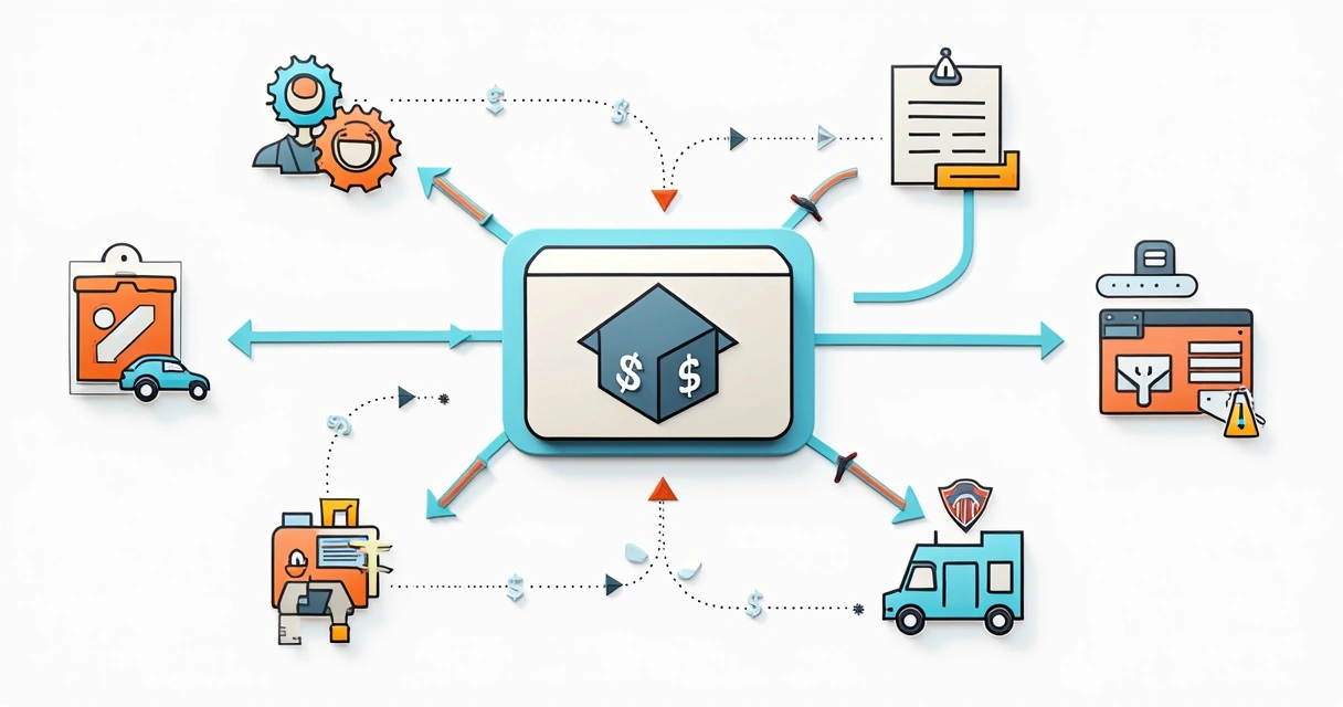 Diagrama mostrando o funcionamento do algoritmo de Buy Box. 