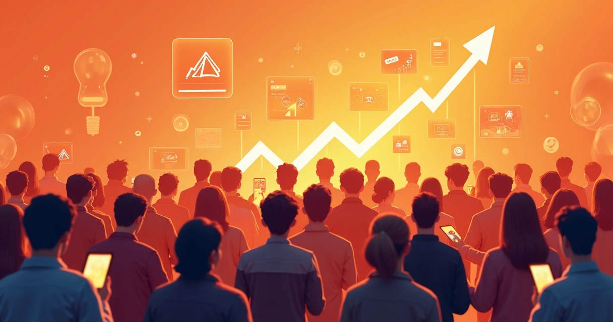 Gráfico ilustrando algoritmo Shopee entregando vídeos a usuários ativos 