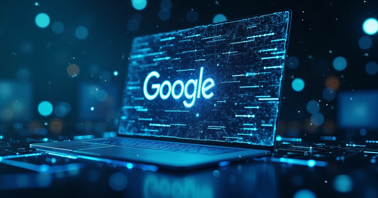 Representação do algoritmo do Google analisando backlinks