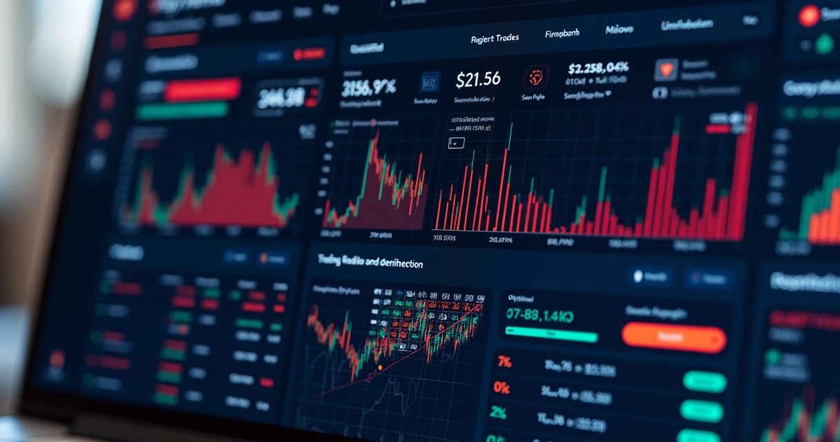 Algoritmo de trading em tela, ajustando parâmetros automaticamente 
