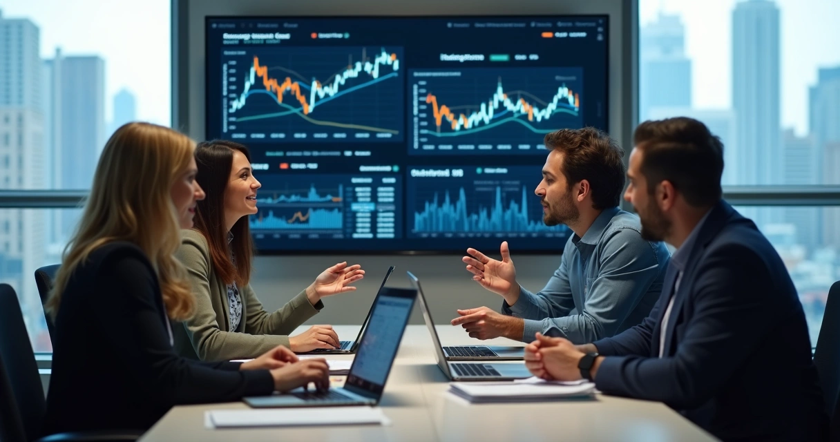 Reunião de alinhamento de precificação de BPO financeiro 