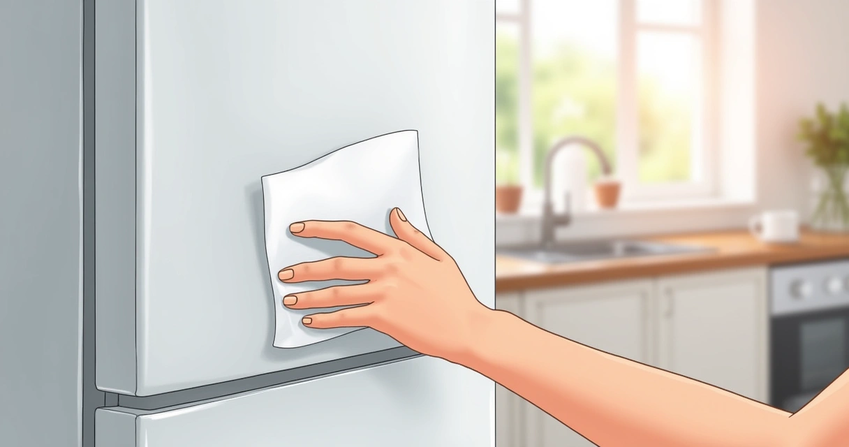 Observação do alinhamento da porta com a estrutura da geladeira 