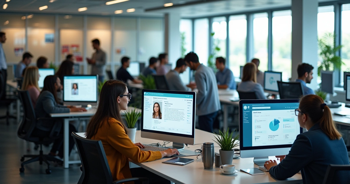 Equipe diversificada alocada em áreas estratégicas 