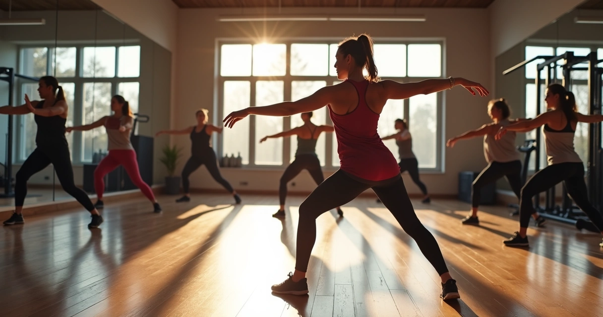 Pessoa fazendo alongamento dinâmico com movimentos de perna 