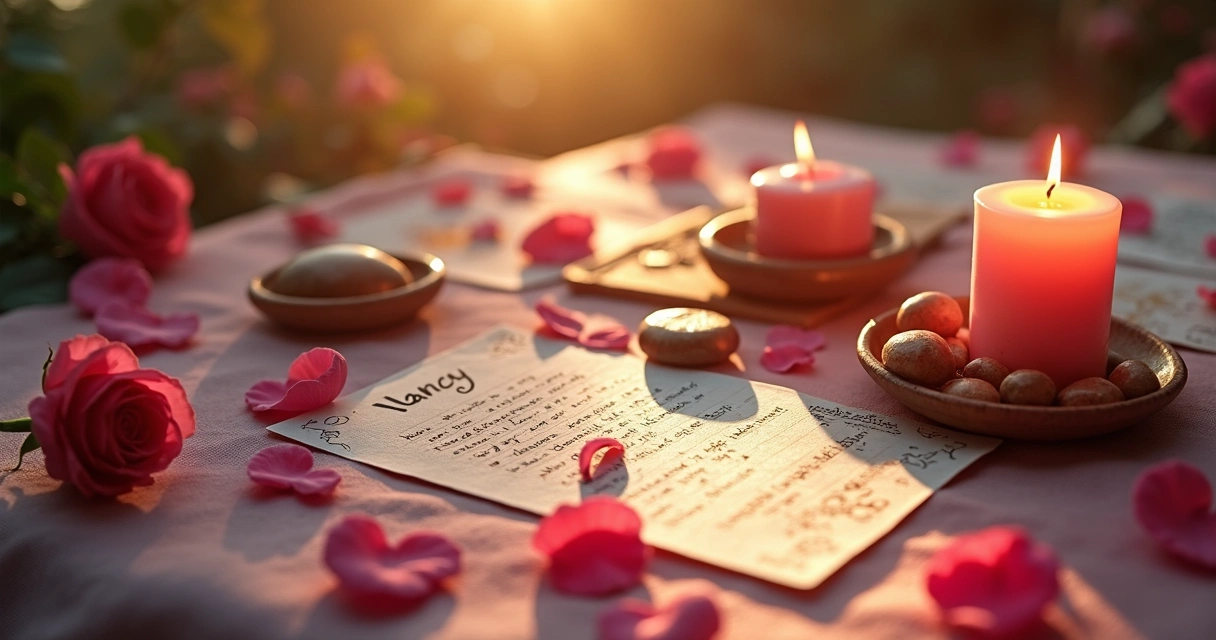 Altar montado para ritual alinhado ao dia da semana