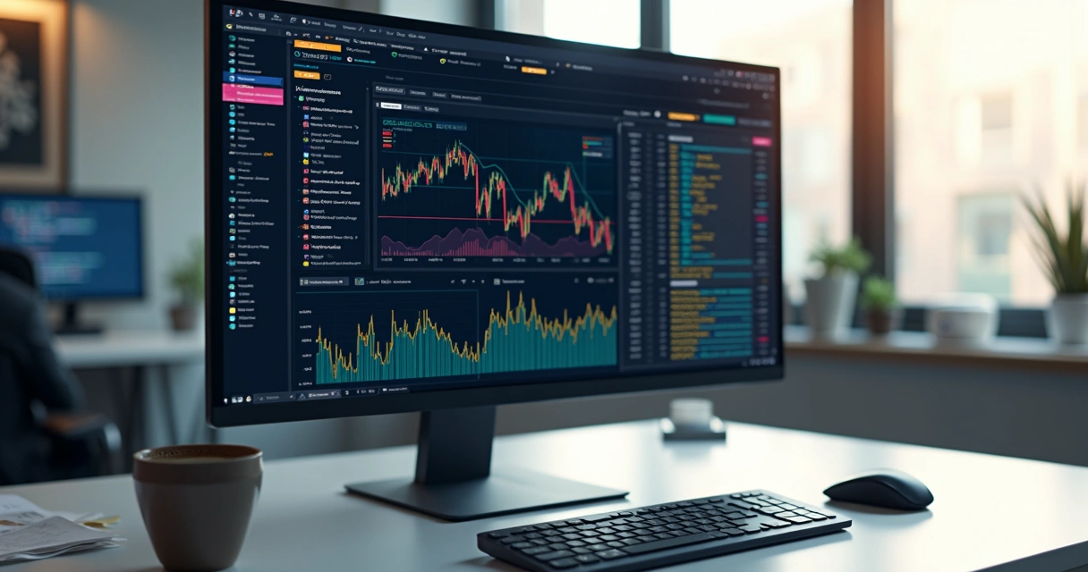 Tela de computador exibindo interface de ambiente sandbox fiscal com gráficos e códigos de teste 