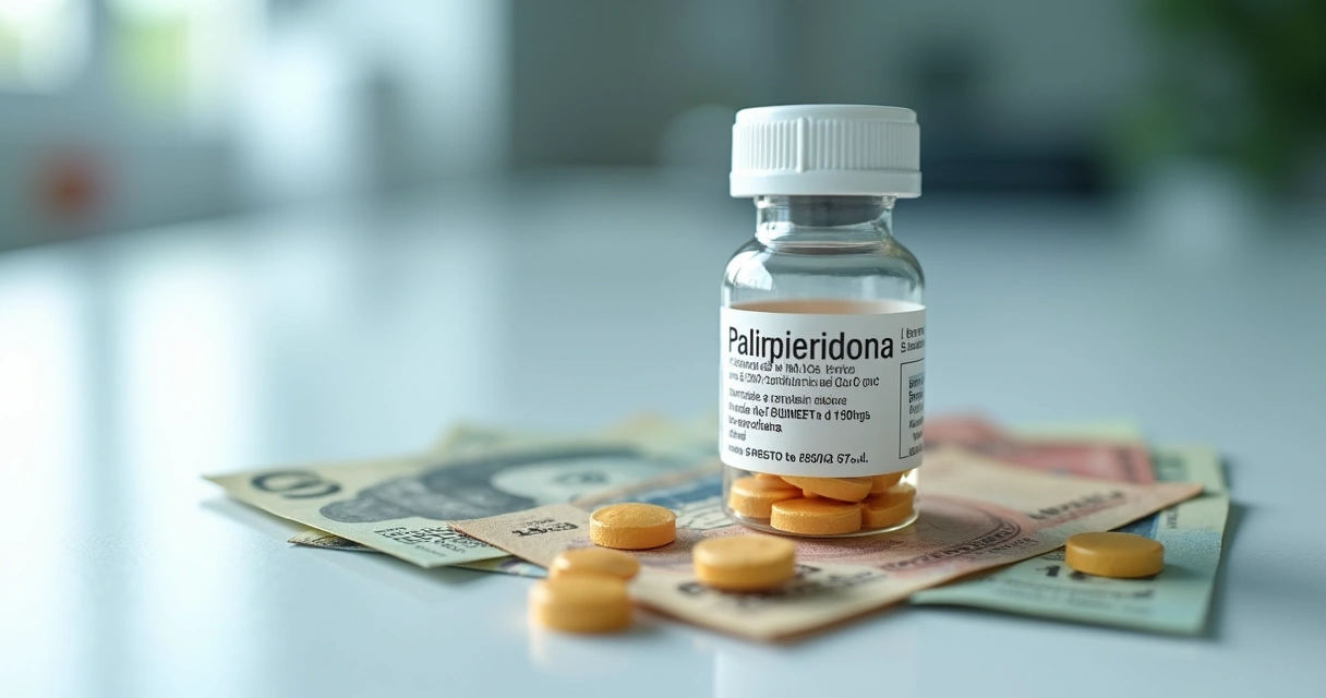 Ampola de medicamento ao lado de nota de dinheiro brasileira 