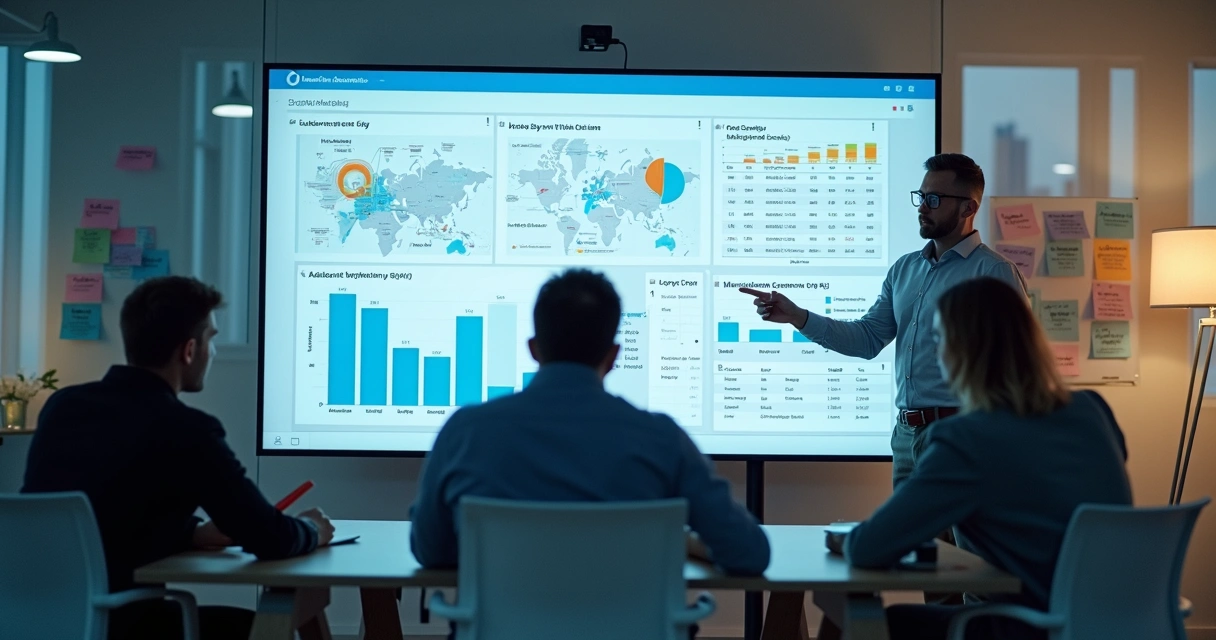 Painel mostrando agrupamento de dados por cidade