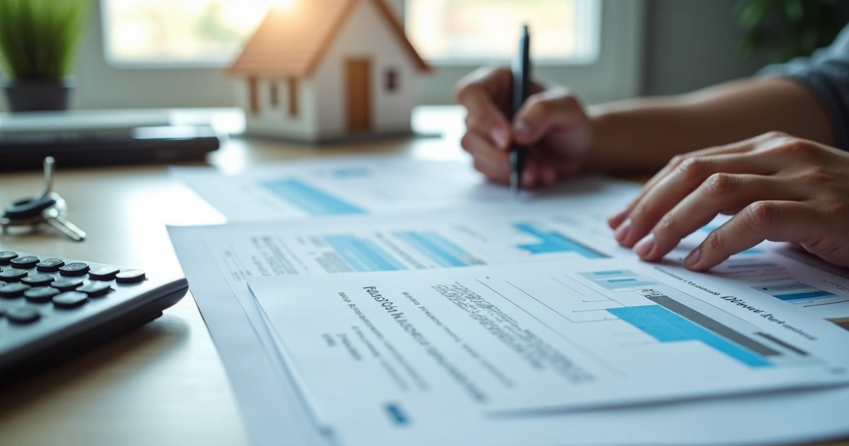 Pessoa analisando apólice de seguro residencial 