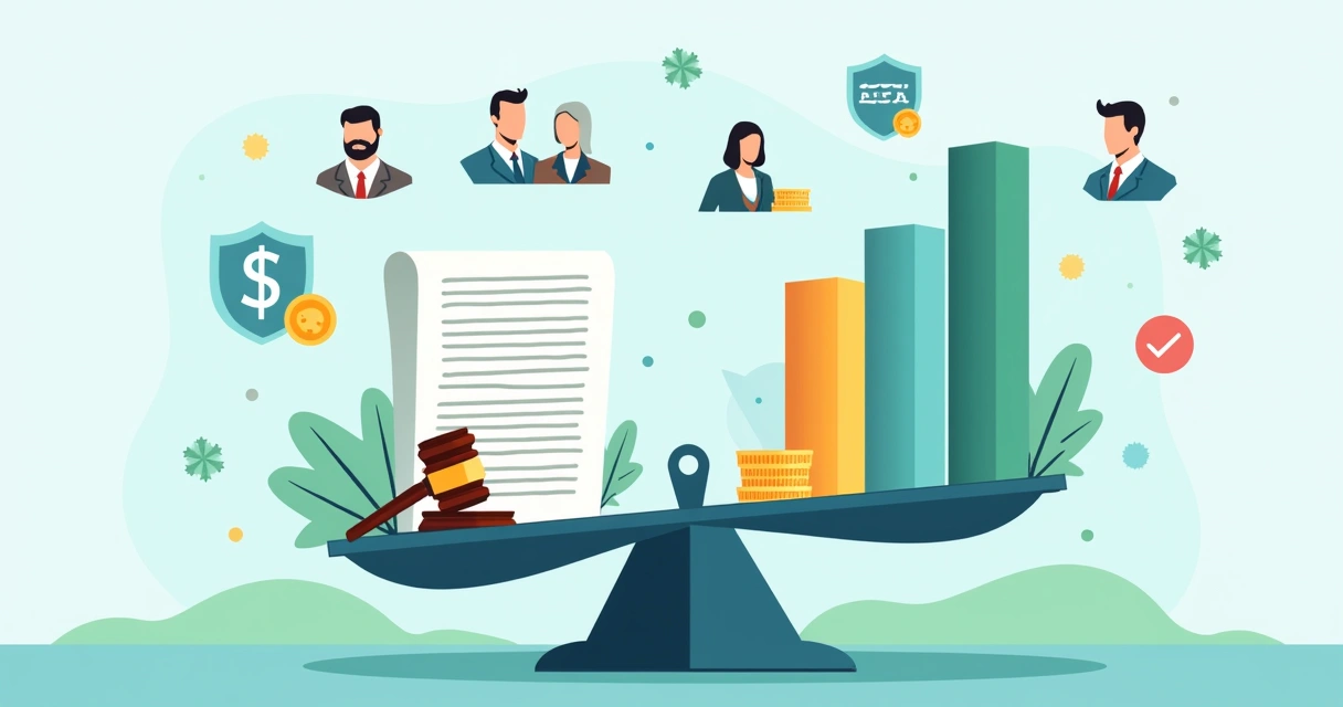 Gráfico mostrando benefícios analisados em empresa 