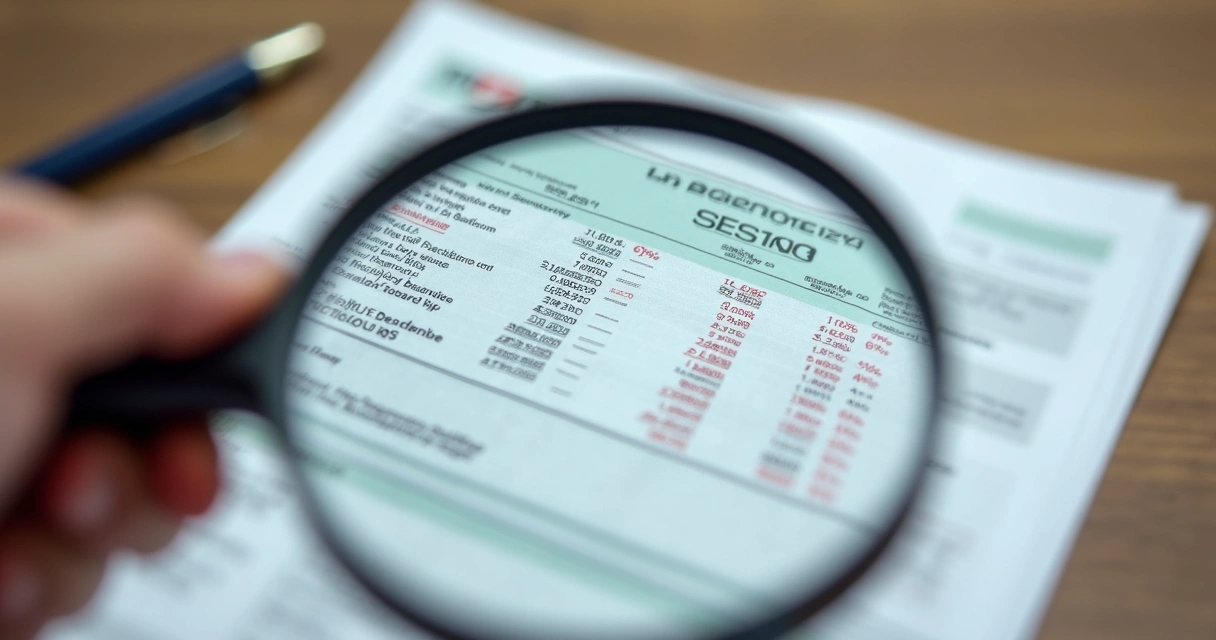 Pessoa analisando detalhadamente boleto de plano de saúde 