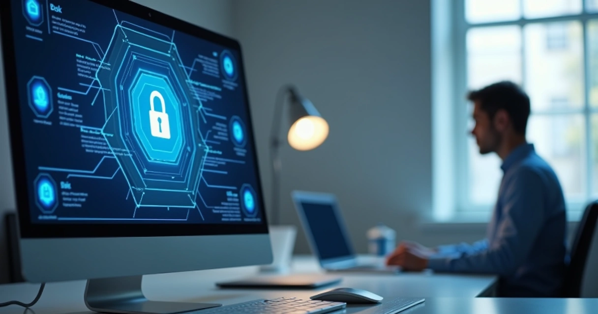 Emissão de Certidões Online: Guia Prático para Imobiliárias e Advogados Certidão digital na tela com análise de risco destacada por inteligência artificial