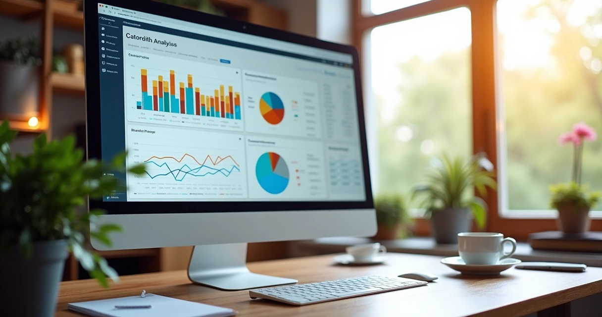 Painel com gráficos de cohort para e-commerce 