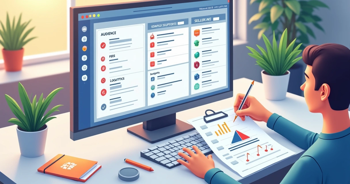 Comparativo de critérios para escolher um marketplace 