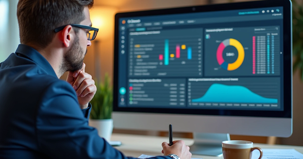 Analista verificando score de confiabilidade de dados 