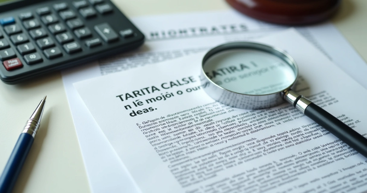 Documentos contratuais e lupa sobre cláusula de garantia 