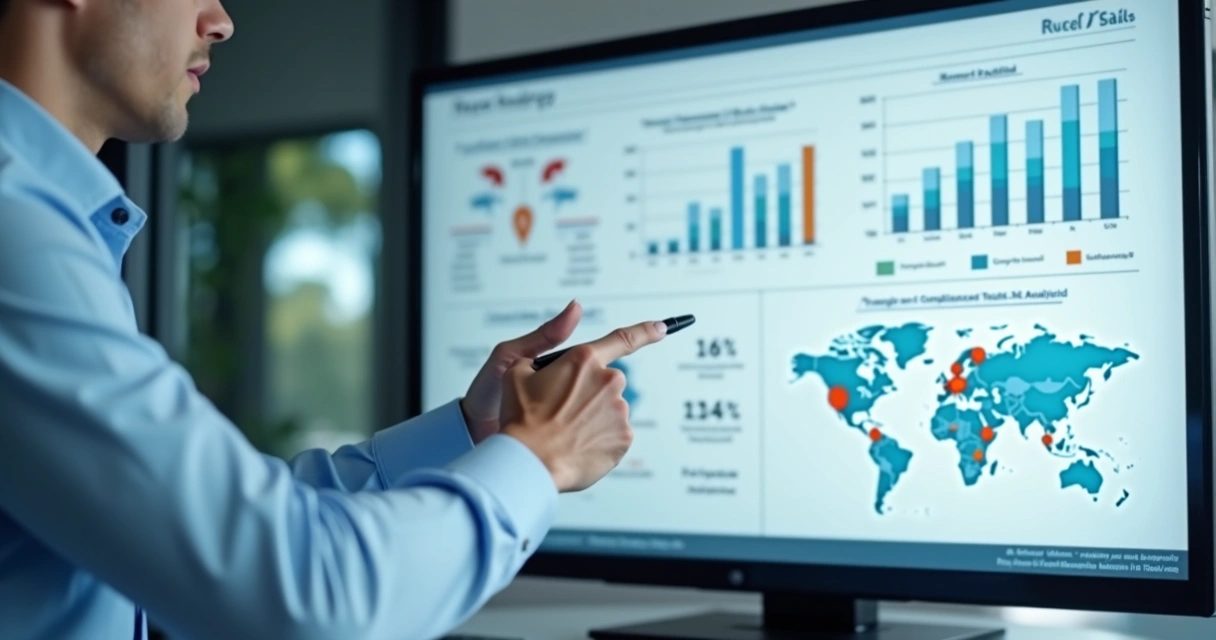Painel digital de análise de crédito com gráficos e dados públicos 