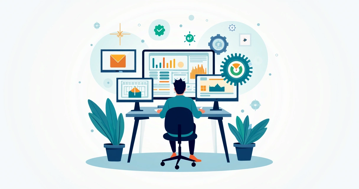 Monitoramento de crise em redes sociais com gráficos em tela de computador 