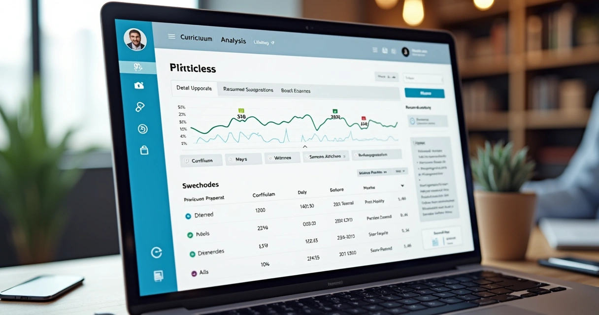 Tela de plataforma BoostMatches.ai mostrando análise detalhada de um currículo. 