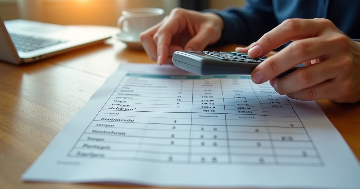 Planilha lado a lado comparando custos de integrações 