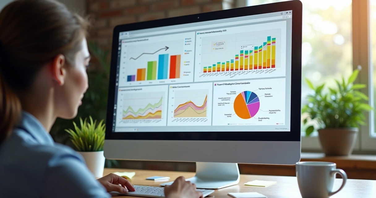 Análise de dados em tela mostrando resultados de follow-up 