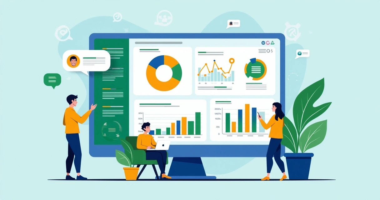 Painel de dados de campanha do WhatsApp com gráficos e listas de mensagens 