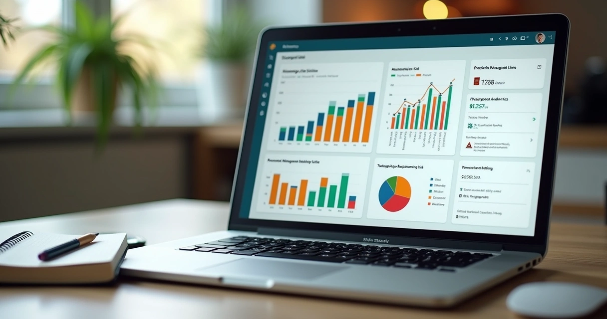 Gráficos em tela sobre vendas pelo WhatsApp 