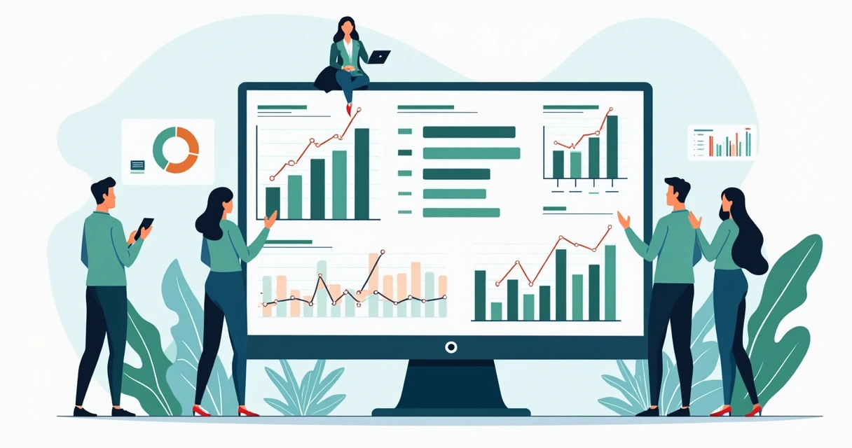 Painéis digitais com gráficos de dados eleitorais 