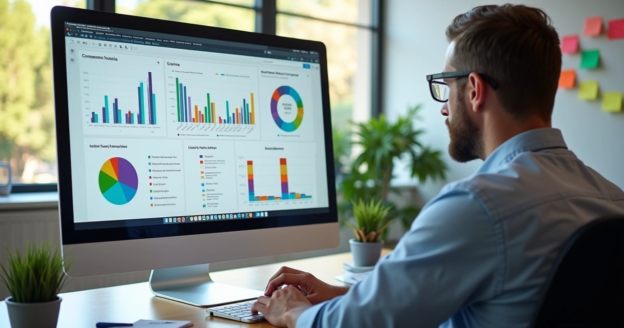 Análise de feedback de leitores no computador 