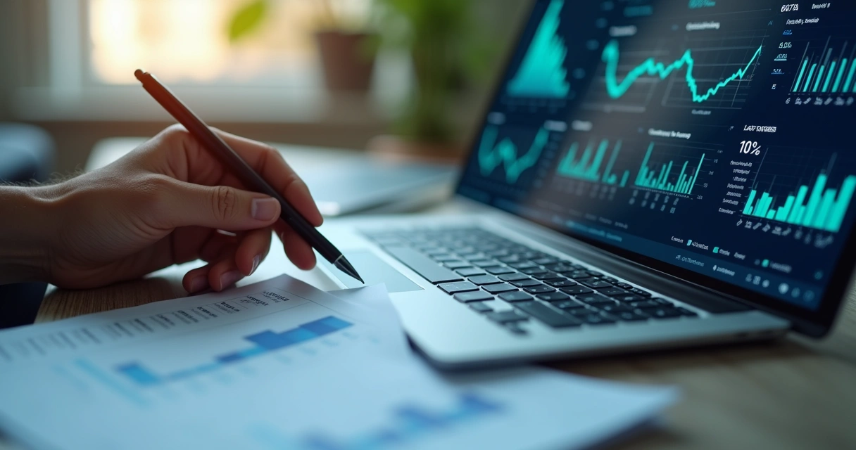 Dashboard financeiro com recursos de inteligência artificial 
