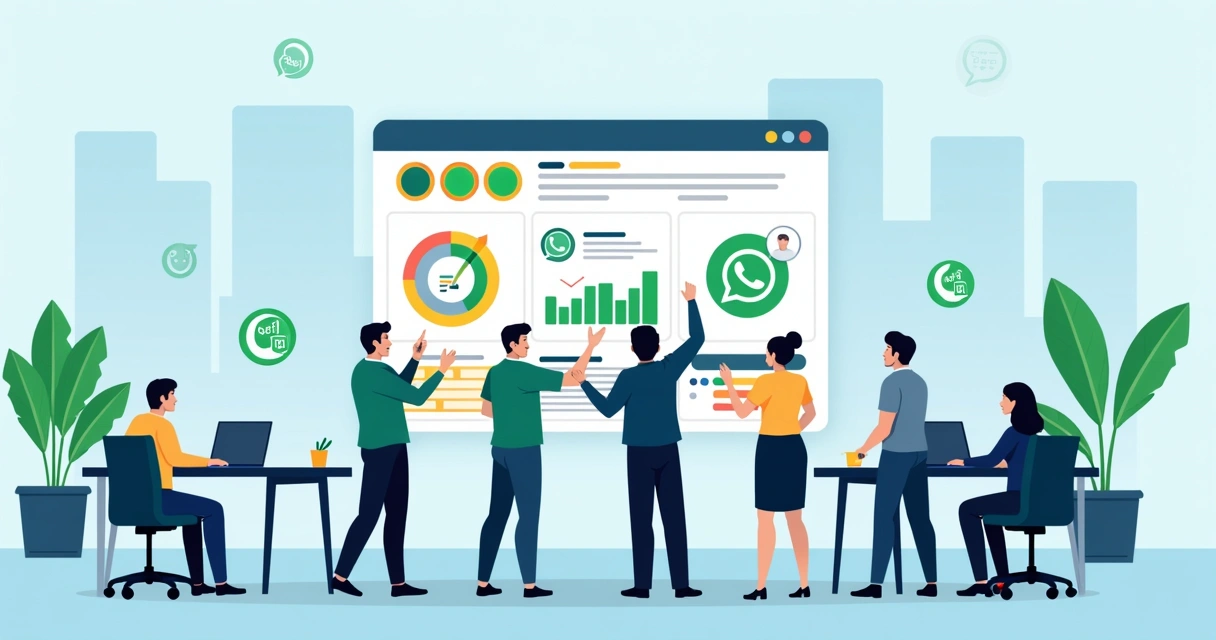 Dashboard mostra dados de engajamento em grupos WhatsApp 