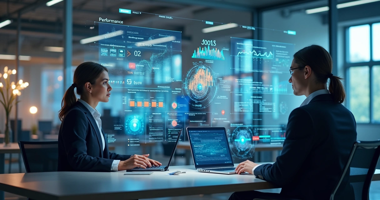 Análise de dados de inteligência artificial no ambiente de negócios moderno