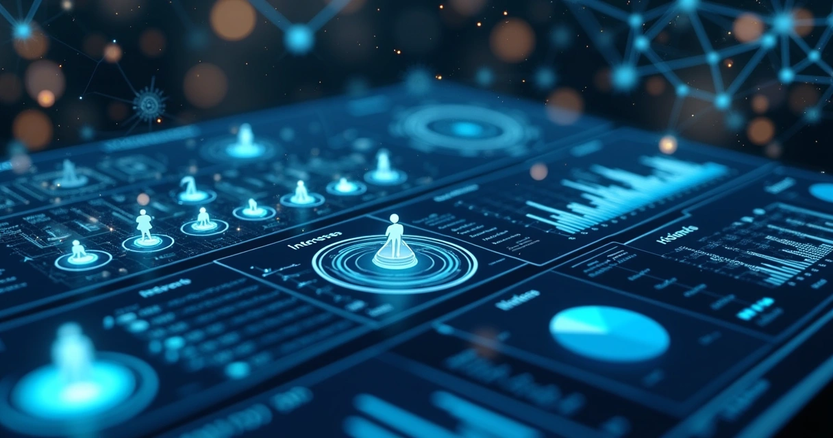 Tela mostrando análise de dados e inteligência artificial