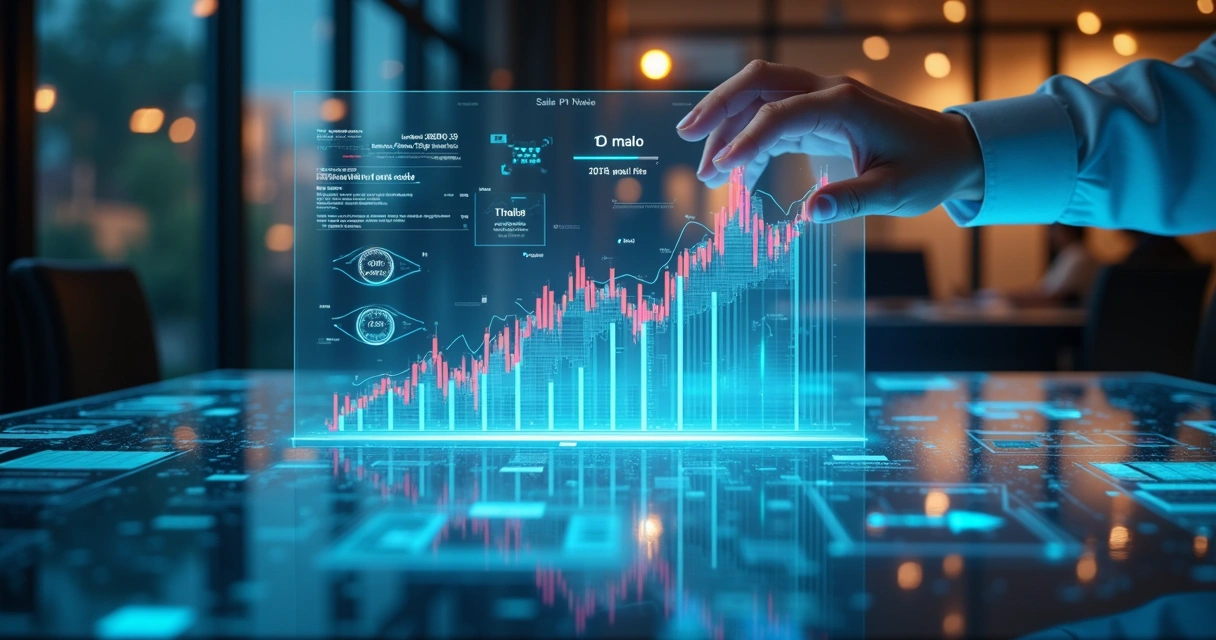 Análise de dados de marketing com gráficos digitais e IA 