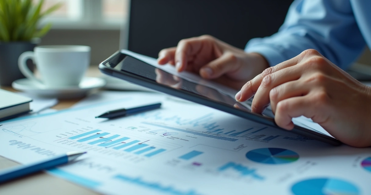 Equipe analisando dados para previsão de vendas